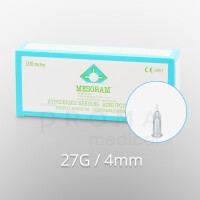Mesoram Mikro-Injektionsnadeln, 27G / 4mm, 100Stk.