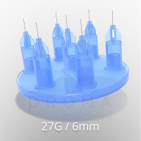 Mesoram Multi-Injektoren mit Mikro-Injektionsnadeln, Circular, 7-fach, 27G / 6mm, 36Stk.