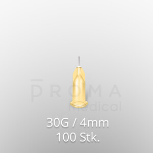 Mesoram Mikro-Injektionsnadeln, 30G / 4mm, 100Stk.