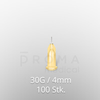 Mesoram Mikro-Injektionsnadeln, 30G / 4mm, 100Stk.