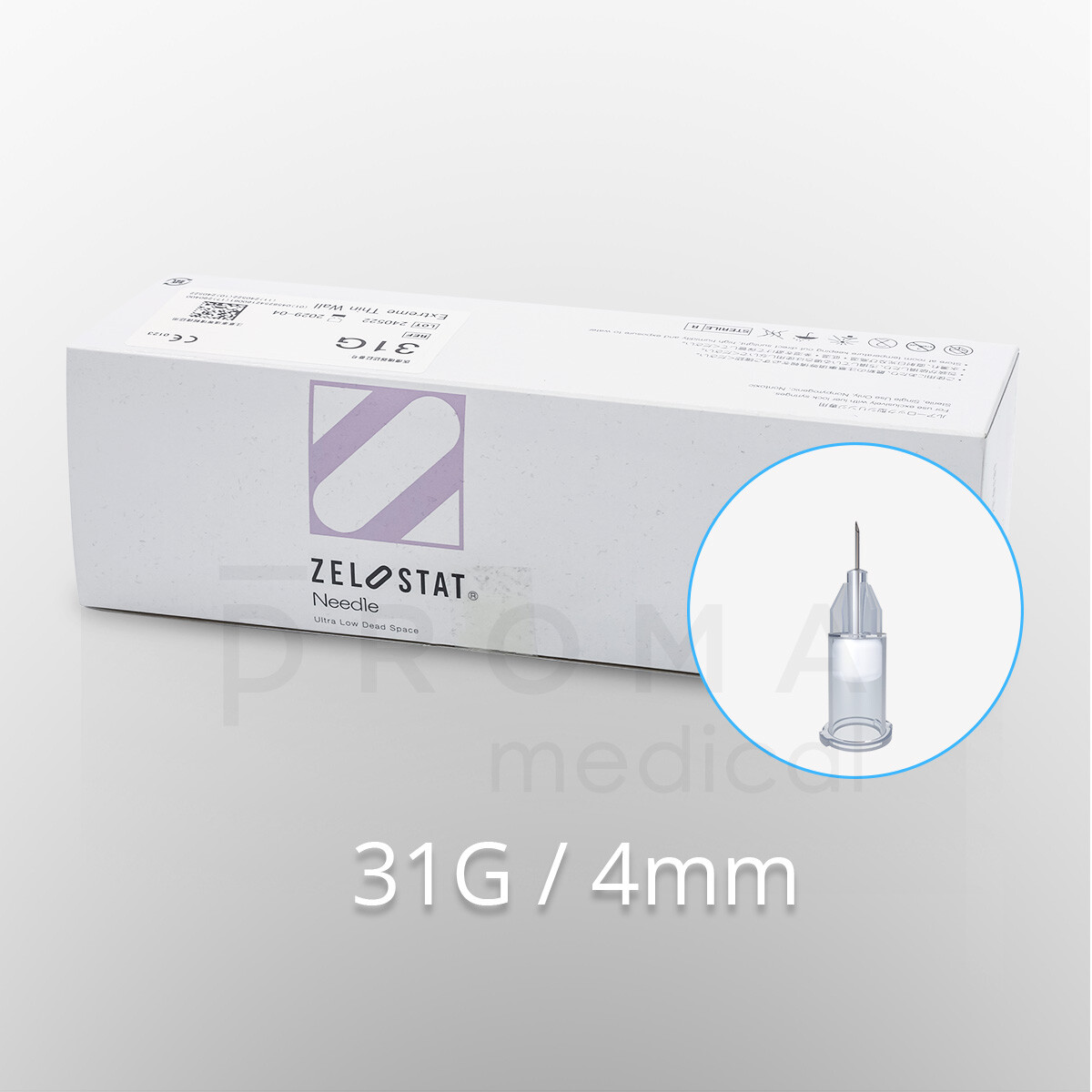 Zelostat Ultra Low Dead Space Injektionsnadeln, 31G /...