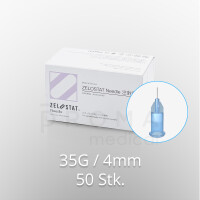 Zelostat Ultra Low Dead Space Injektionsnadeln, 35G / 4mm, 50 Stk.