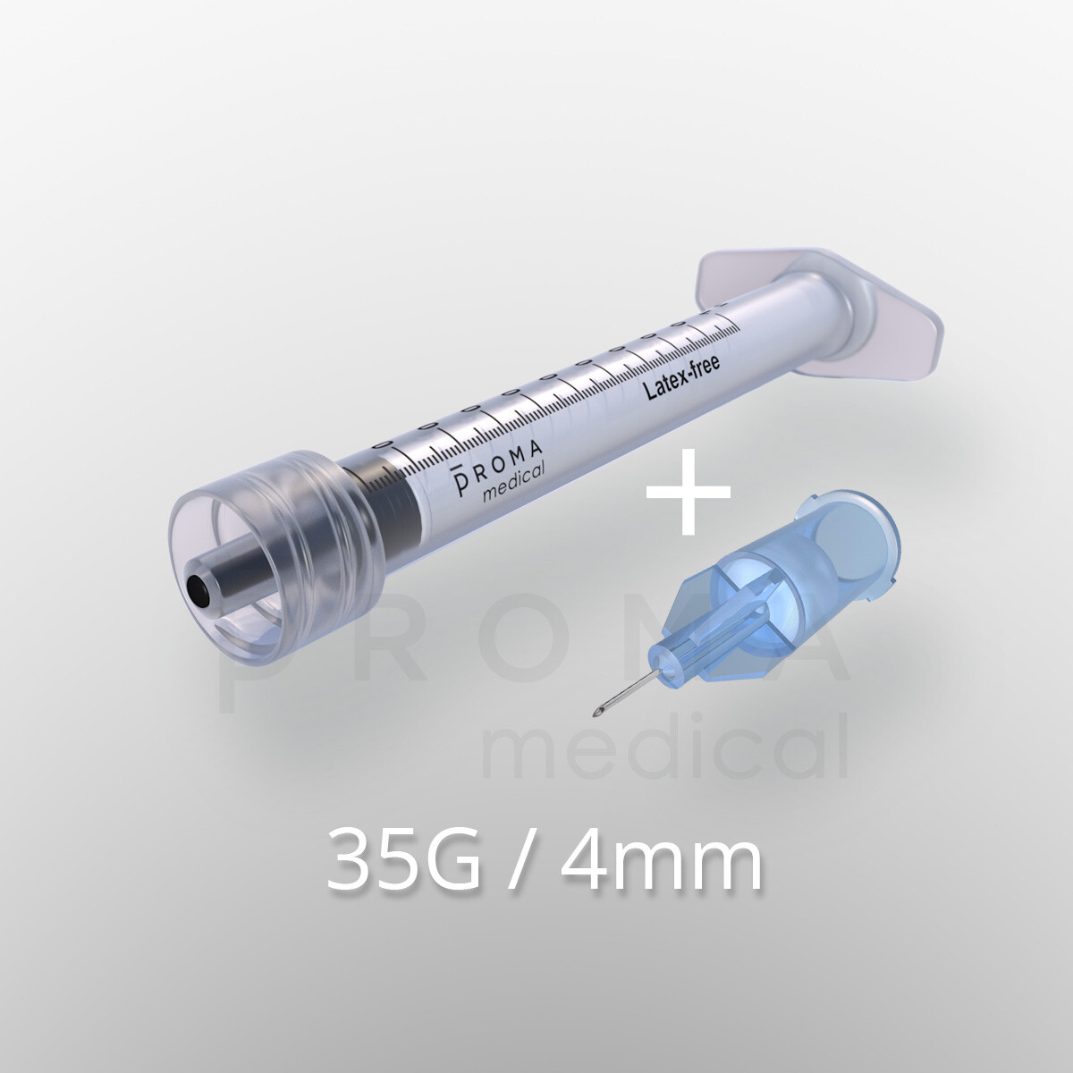 LDS Injektionssystem, 35G, 4mm, 1 Kombi-Paket mit je 100...