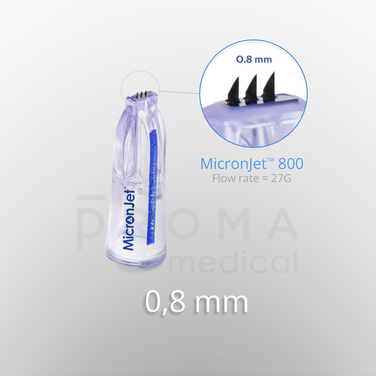 MicronJet 800 Intradermal-Injektoren, 0,8 mm, 30 Stk.